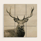 DEER Wood Wall Art Gallery Image 1