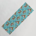Rodeo Frogs - Aqua Yoga Mat Gallery Image 1