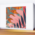 Abstract Boho Tropical Foliage 2 Wall Mural Gallery Image 2