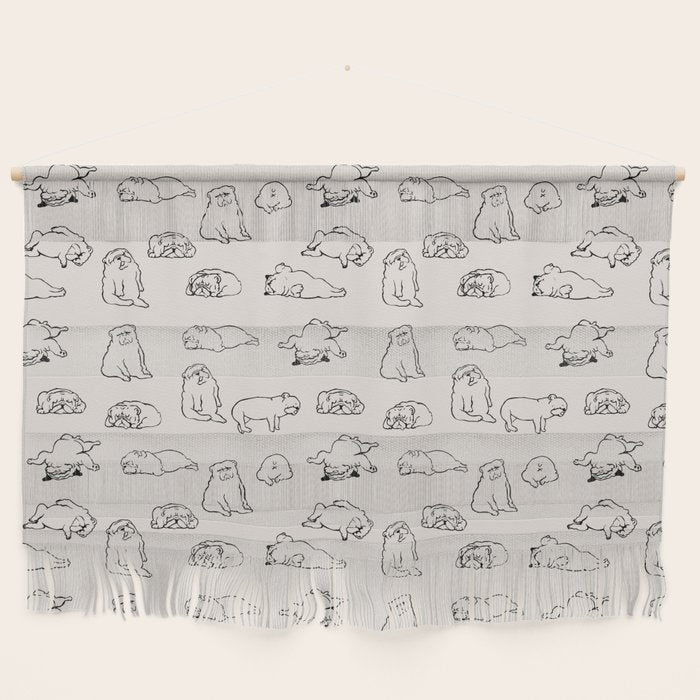 More Sleep English Bulldog Wall Hanging Gallery Image 1