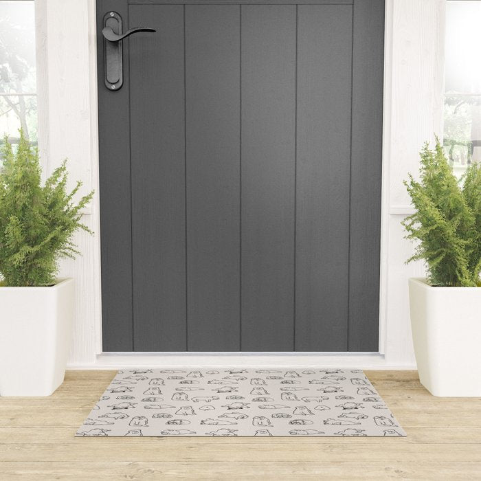More Sleep English Bulldog Welcome Mat Gallery Image 3