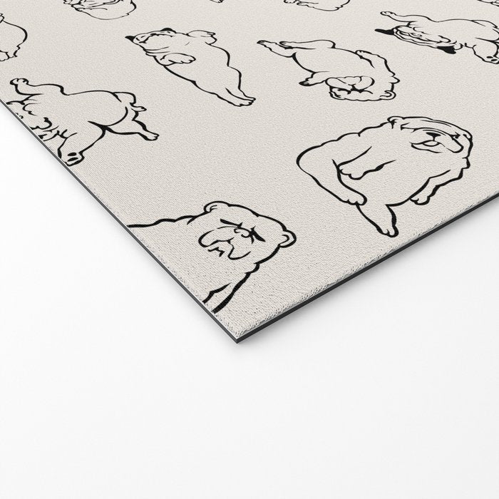 More Sleep English Bulldog Welcome Mat Gallery Image 2