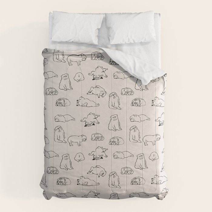 More Sleep English Bulldog Comforter Gallery Image 6