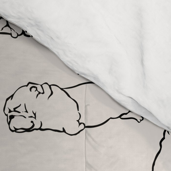 More Sleep English Bulldog Comforter Gallery Image 4