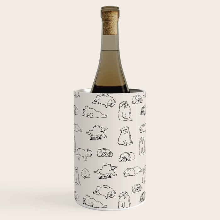 More Sleep English Bulldog Wine Chiller Gallery Image 1