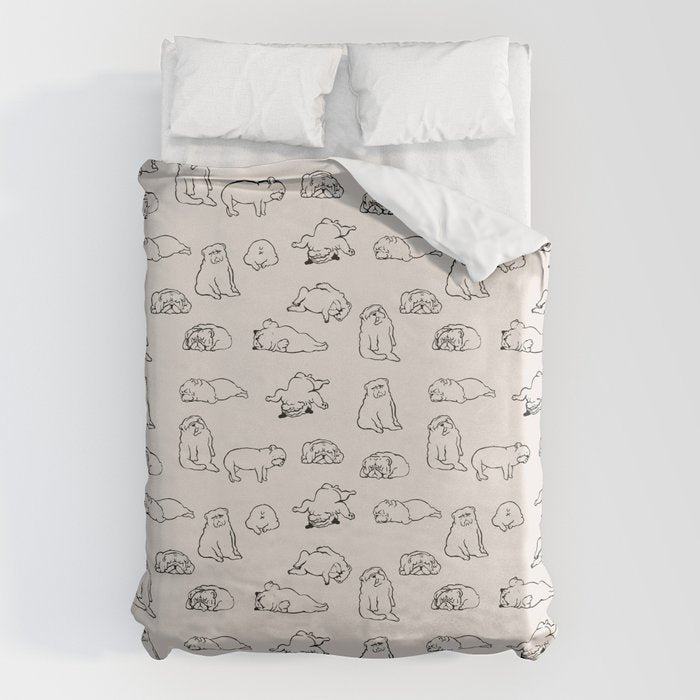 More Sleep English Bulldog Duvet Cover Gallery Image 6