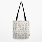 More Sleep English Bulldog Tote Bag Gallery Image 2