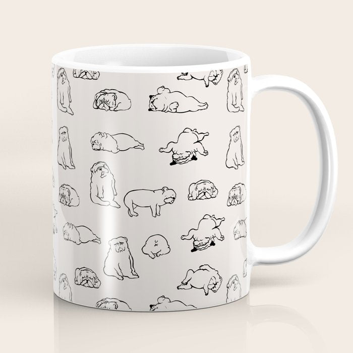 More Sleep English Bulldog Coffee Mug Gallery Image 1