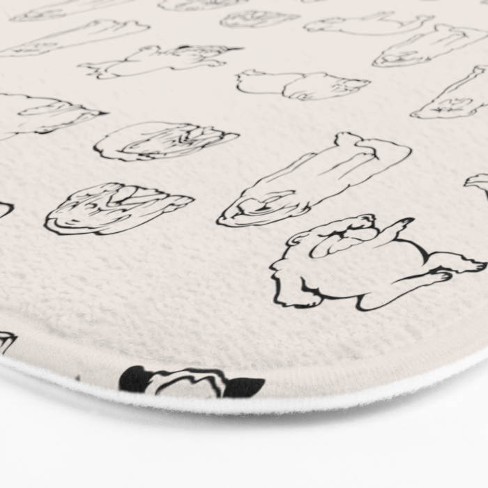 More Sleep English Bulldog Bath Mat Gallery Image 3