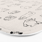 More Sleep English Bulldog Bath Mat Gallery Image 3