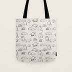More Sleep English Bulldog Tote Bag Gallery Image 1