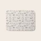 More Sleep English Bulldog Bath Mat Gallery Image 1