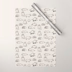 More Sleep English Bulldog Wrapping Paper Gallery Image 1