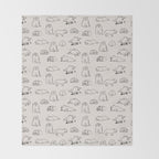 More Sleep English Bulldog Throw Blanket Gallery Image 2