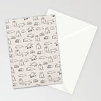 More Sleep English Bulldog Stationery Card Gallery Image 2