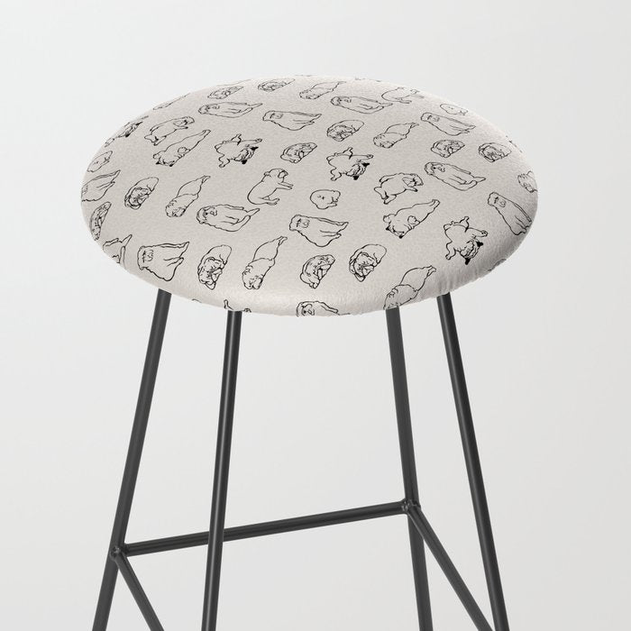More Sleep English Bulldog Stool Gallery Image 2