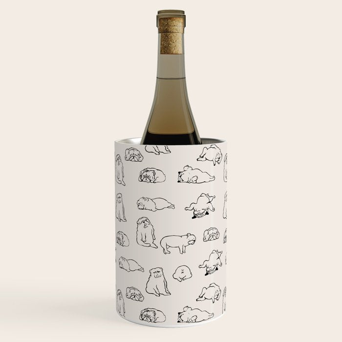 More Sleep English Bulldog Wine Chiller Gallery Image 3