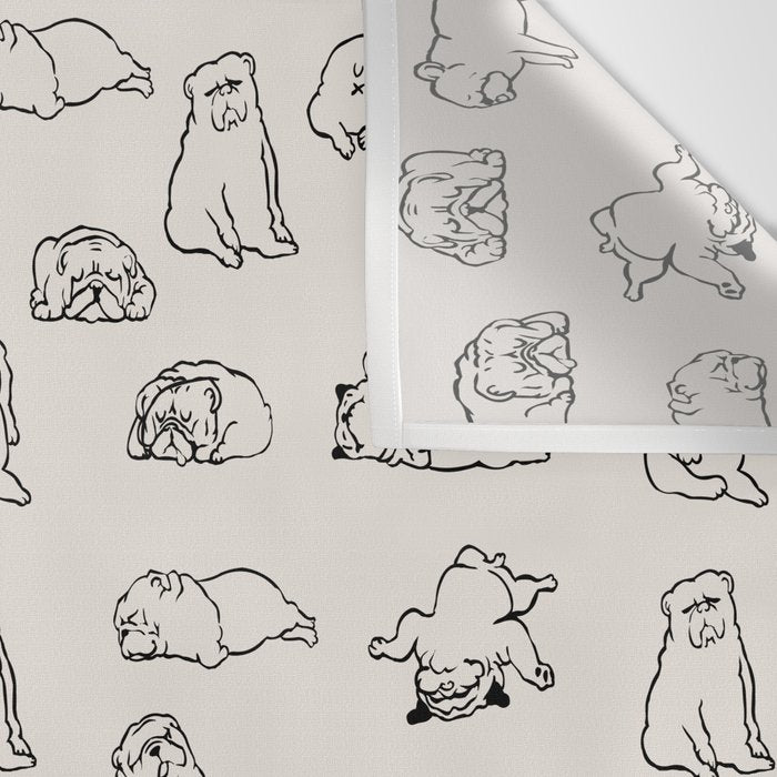 More Sleep English Bulldog Wall Tapestry Gallery Image 3