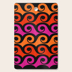 Surf's Up Waves Colorful Pattern  Cutting Board Gallery Image 1