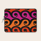 Surf's Up Waves Colorful Pattern  Laptop Sleeve Gallery Image 1