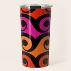 Surf's Up Waves Colorful Pattern  Travel Mug Gallery Image 1