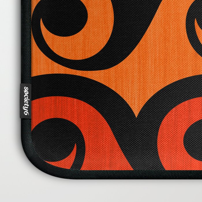 Surf's Up Waves Colorful Pattern  Laptop Sleeve Gallery Image 3