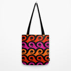Surf's Up Waves Colorful Pattern  Tote Bag Gallery Image 2