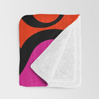 Surf's Up Waves Colorful Pattern  Throw Blanket Gallery Image 3
