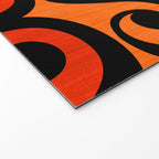 Surf's Up Waves Colorful Pattern  Welcome Mat Gallery Image 2