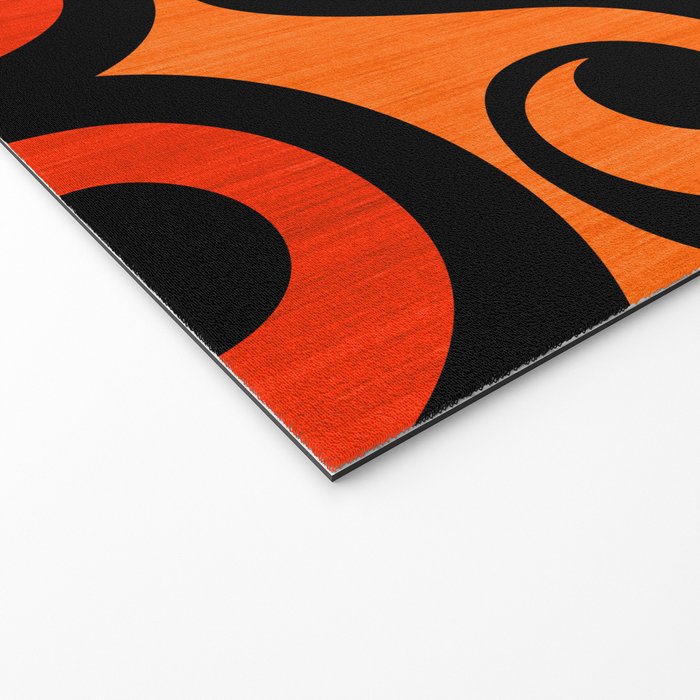 Surf's Up Waves Colorful Pattern  Welcome Mat Gallery Image 2
