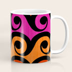 Surf's Up Waves Colorful Pattern  Coffee Mug Gallery Image 1