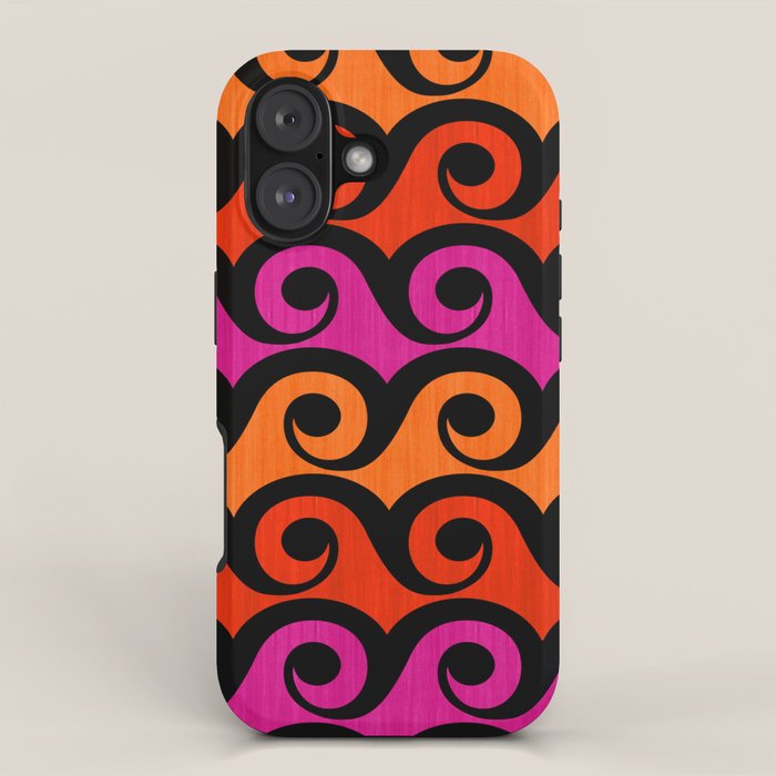 Surf's Up Waves Colorful Pattern  iPhone Case Gallery Image 1