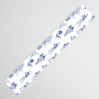 Simple Still Life with Flowers and Vases Table Runner Gallery Image 3