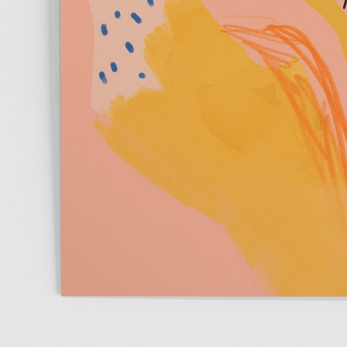 Find Joy. The Abstract Colorful Florals Poster Gallery Image 3