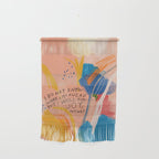 Find Joy. The Abstract Colorful Florals Wall Hanging Gallery Image 1