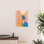 Find Joy. The Abstract Colorful Florals Poster Gallery Image 2
