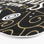 Made of Stardust - Black & Gold Palette Bath Mat Gallery Image 3