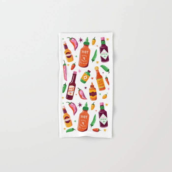 Hot Sauce Lover Bath Towel Gallery Image 1
