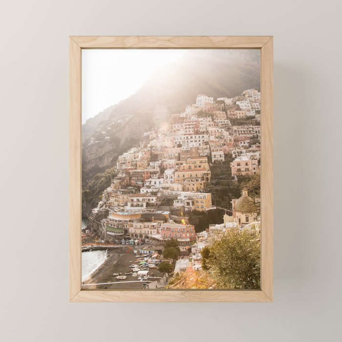 Bella Positano #9 #travel #wall #art #society6 Mini Art Print Gallery Image 1