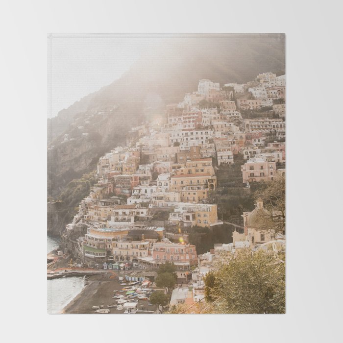 Bella Positano #9 #travel #wall #art #society6 Throw Blanket Gallery Image 2