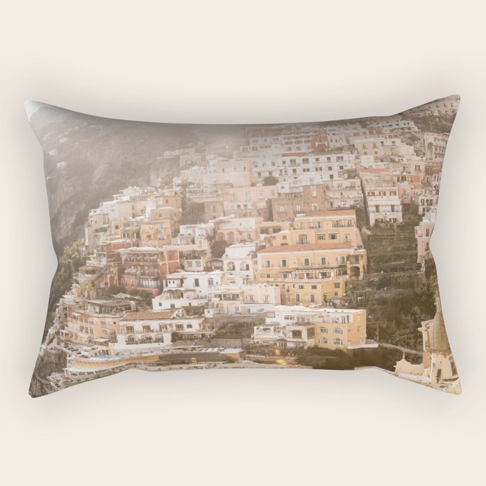 Bella Positano #9 #travel #wall #art #society6 Rectangular Pillow Gallery Image 2