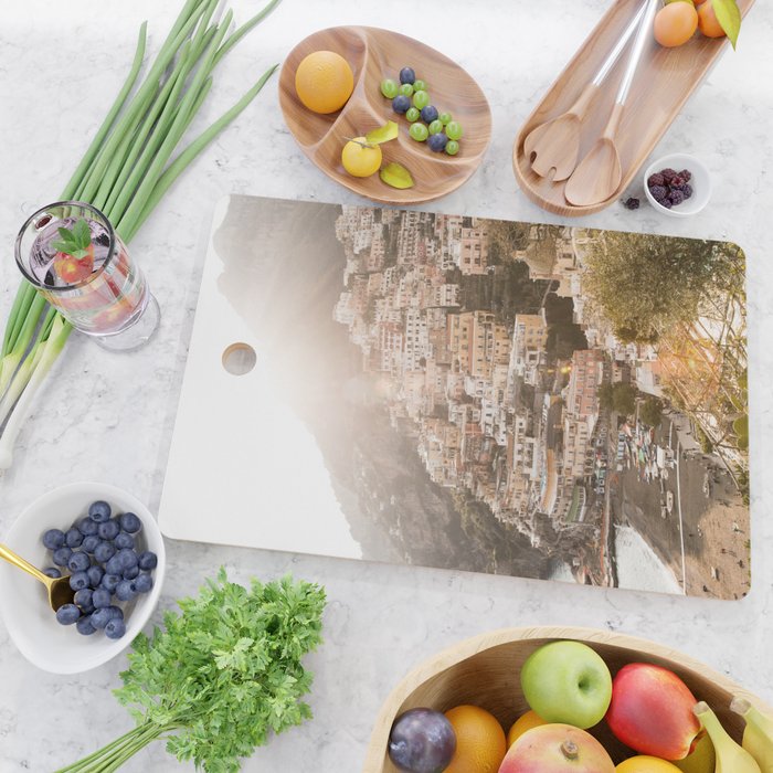 Bella Positano #9 #travel #wall #art #society6 Cutting Board Gallery Image 2