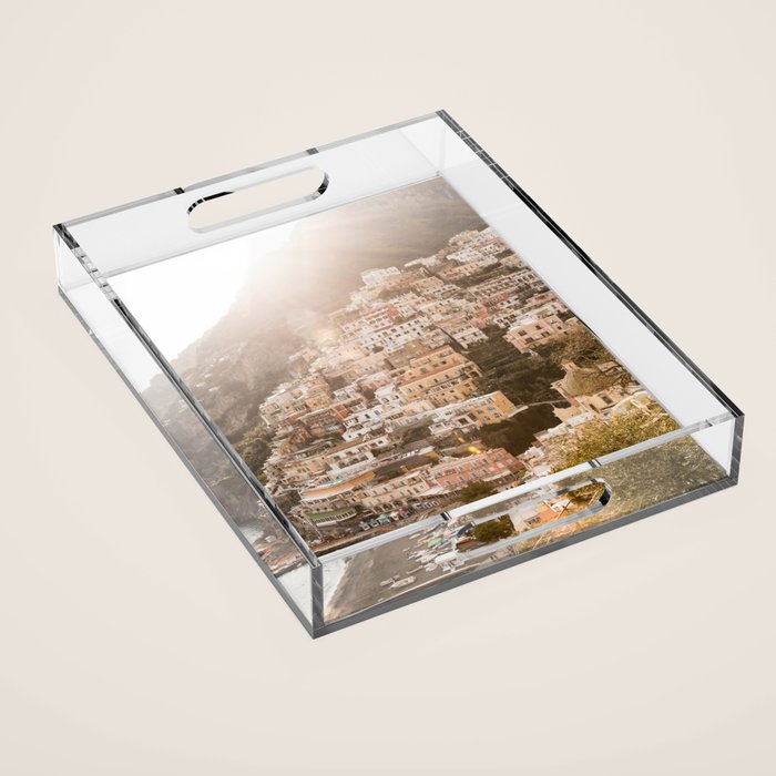 Bella Positano #9 #travel #wall #art #society6 Acrylic Tray Gallery Image 1