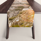 Bella Positano #9 #travel #wall #art #society6 Table Runner Gallery Image 1