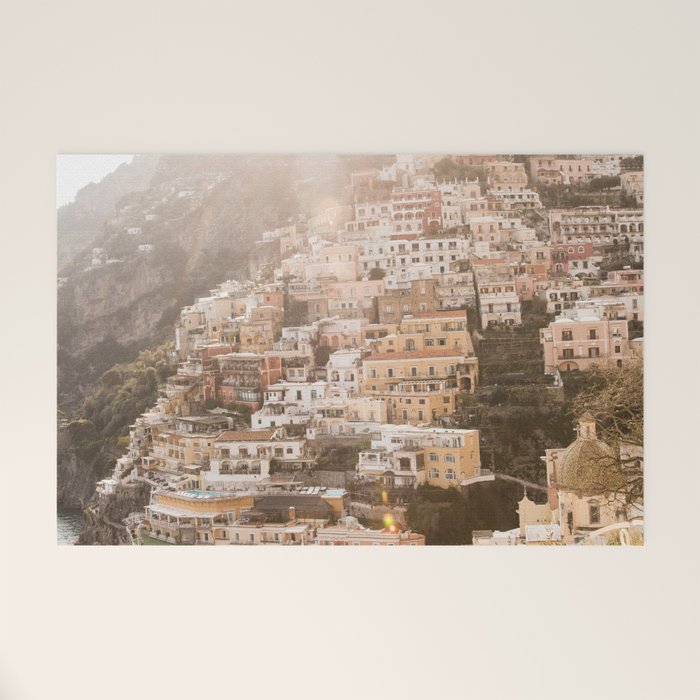 Bella Positano #9 #travel #wall #art #society6 Welcome Mat Gallery Image 1