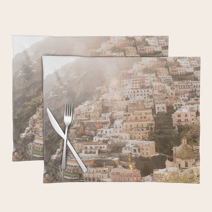 Bella Positano #9 #travel #wall #art #society6 Placemat Gallery Image 1