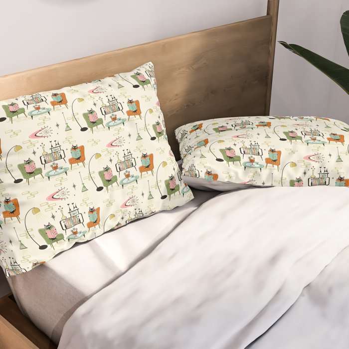Cozy Cats Den studioxtine Pillow Sham Gallery Image 2