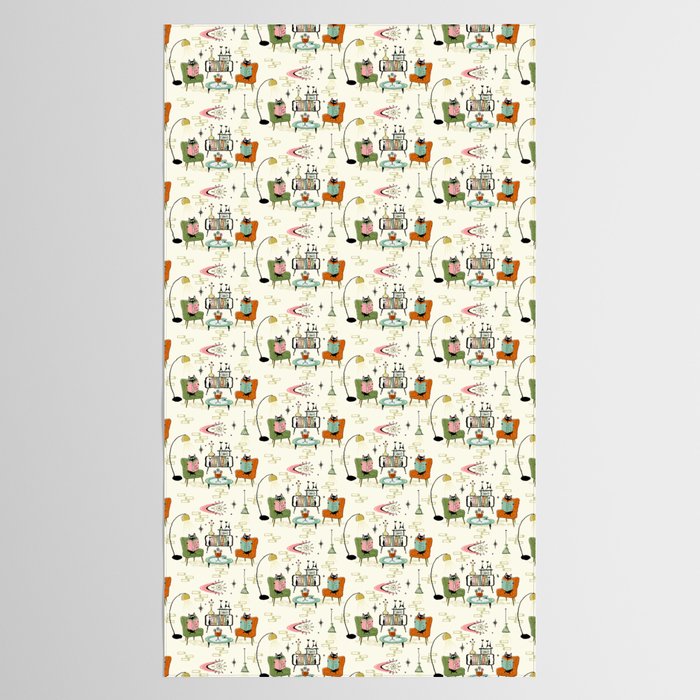 Cozy Cats Den studioxtine Tablecloth Gallery Image 2