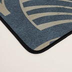 Art Deco, Decorative Fan Leaves Desk Mat Gallery Image 4