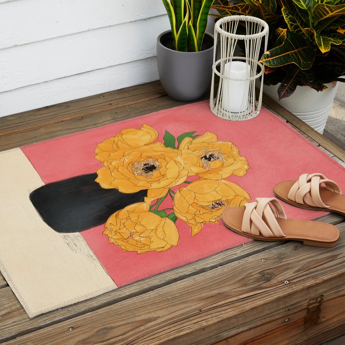 Bouquet Gift Sunny Outdoor Rug Gallery Image 2